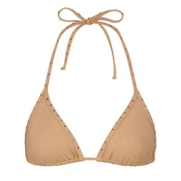 SKIMS Rhinestone Triangle Bikini Top - L - Picture 1 of 4